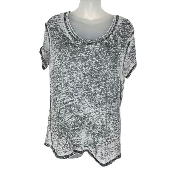 Treasure & Bond Gray Burnout Tee XS - Picture 1 of 7